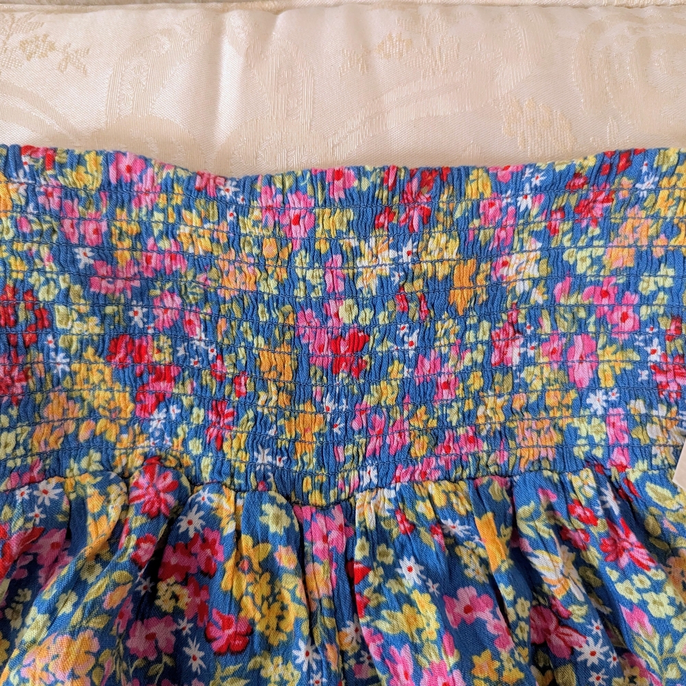 BILLABONG Women's All Day Fun Elastic Waist Shorts SeaSide Floral, Size XS - Picture 4 of 5